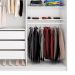 Guarda-Roupa Casal com 3 Espelhos Belluno 3 Portas 3 Gavetas Branco
