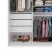 Guarda-Roupa Solteiro Zermatt 100% MDF  2 Portas 3 Gavetas Branco