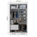 Guarda-Roupa Solteiro com 2 Espelhos Lugano 2 PT 2 GV Branco
