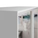 Guarda-Roupa Solteiro com Espelho Zermatt 100% MDF  2 PT 3 GV Branco