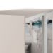 Guarda-Roupa Solteiro com Espelho Zermatt 100% MDF  2 Portas 3 Gavetas Bege