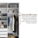 Guarda-Roupa Solteiro com Espelho Zermatt 100% MDF  4 Portas 6 Gavetas Branco