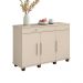 Balcão 3 Portas 1 Gaveta Lille Off White
