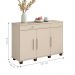Balcão Cannes 3 Portas 1 Gaveta Off-White
