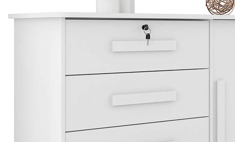Cômoda Grécia Branco - RV Móveis