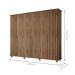 Guarda Roupa com 6 Portas Varese Cinamomo
