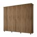 Guarda Roupa com 6 Portas Varese Cinamomo