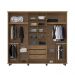 Guarda Roupa com 6 Portas Varese Cinamomo Grafite