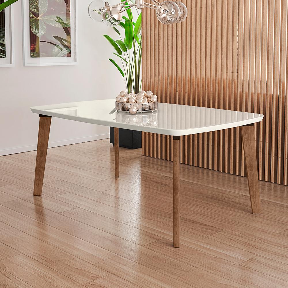 Mesa Liverpool 1,70 x 0,90 Oblongo Off White