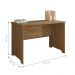 Mesa York com 2 Gavetas Cinamomo