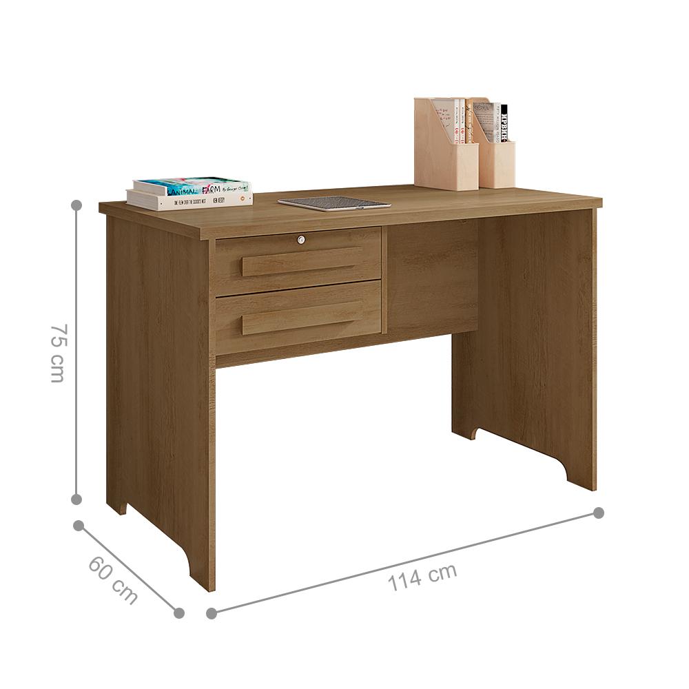Mesa York com 2 Gavetas Cinamomo