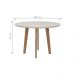 Mesa com Pés Oblongo Leeds Off White