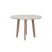 Mesa com Pés Oblongo Leeds Off White