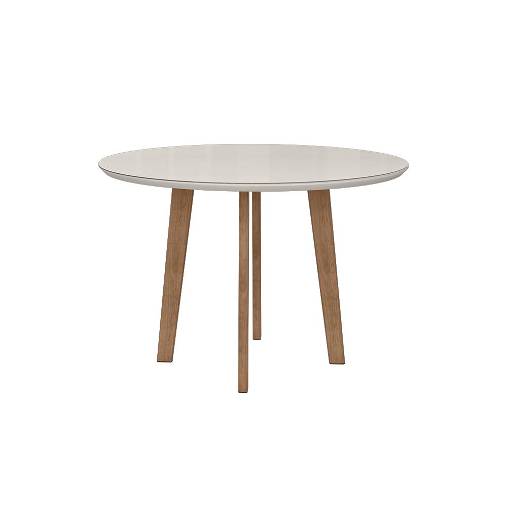 Mesa com Pés Oblongo Leeds Off White
