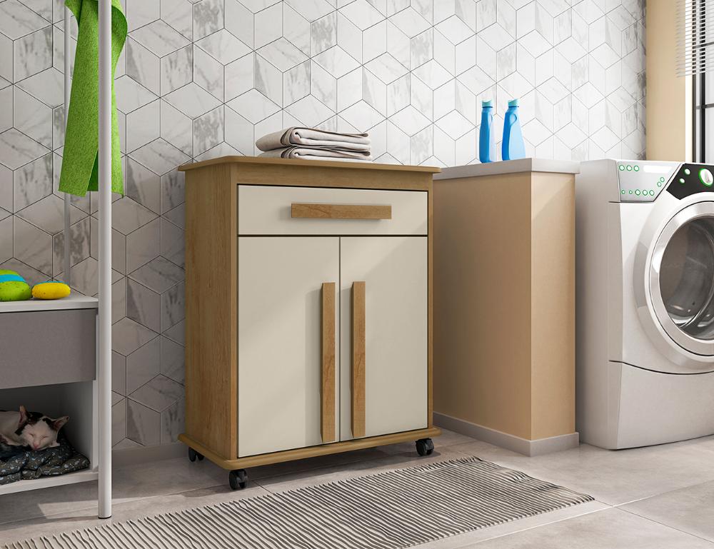 Multiuso com 1 Gaveta Sunderland Cinamomo Off White