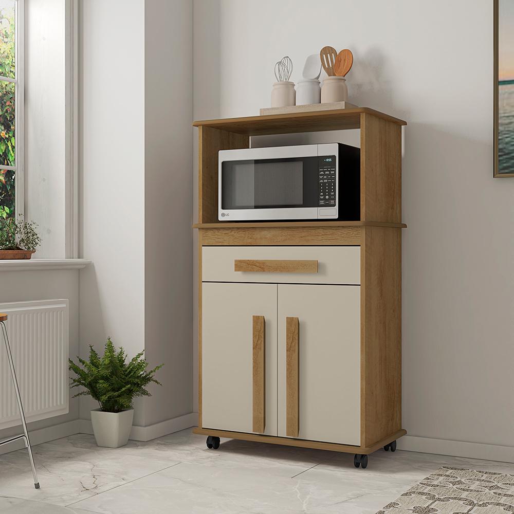 Multiuso com 2 Portas Quioto Cinamomo Off White
