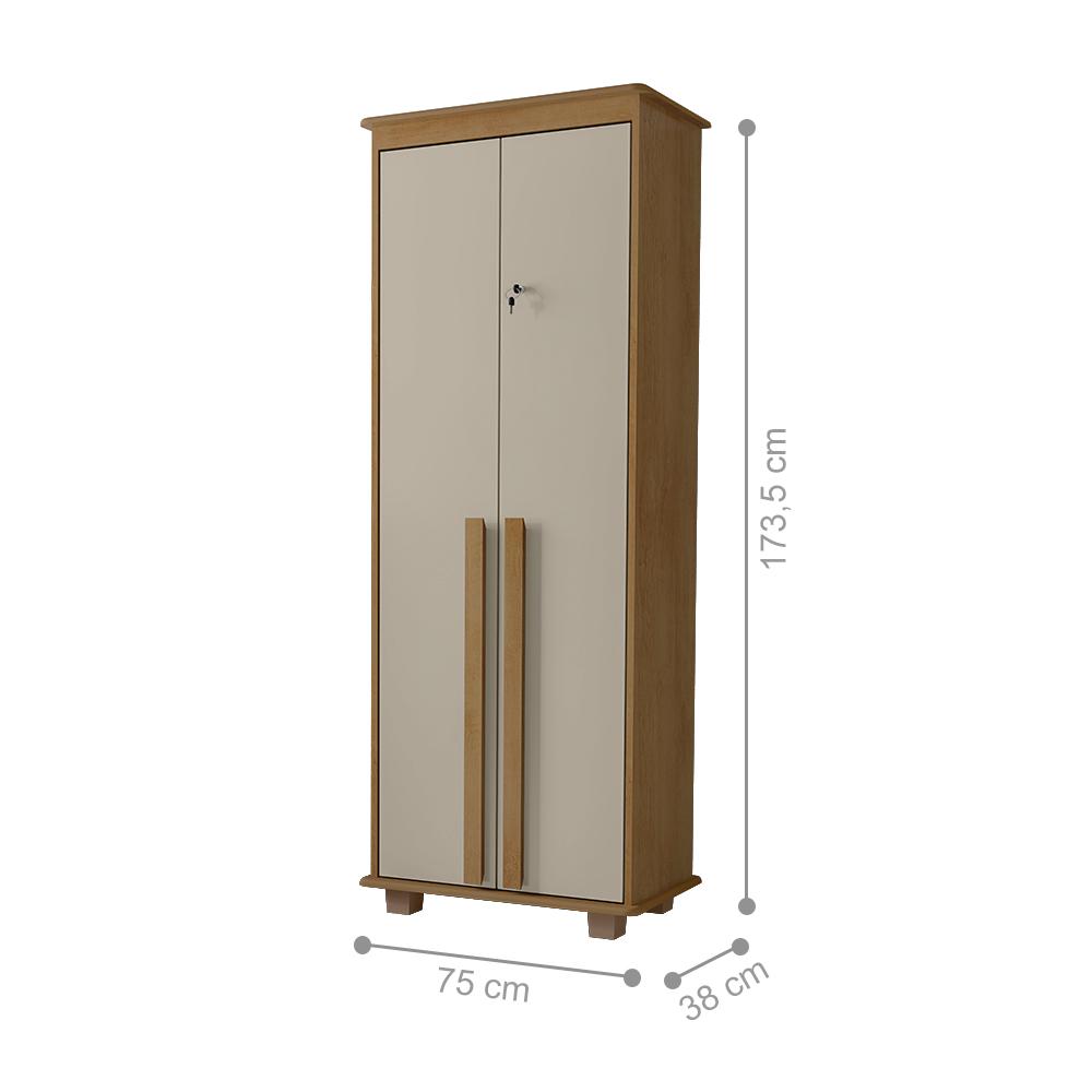 Multiuso com 2 Portas Tóquio Cinamomo Off White