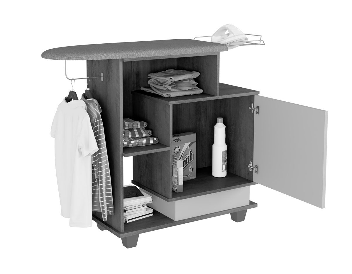 Tábua de Passar Roupas Havai Branco - RV Móveis