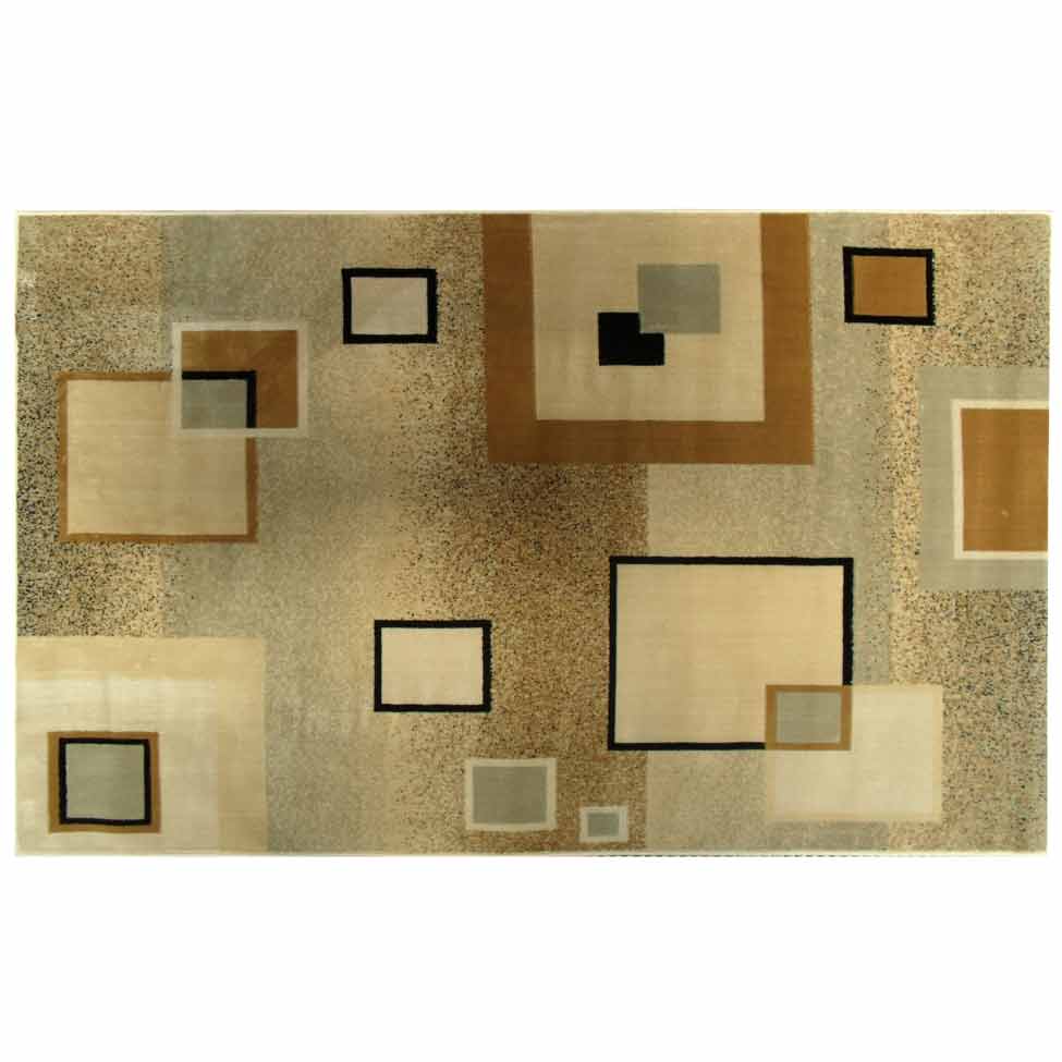Passadeira Marbella Quadrado Preto 60x230cm Rayza