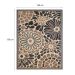 Tapete Giardino II Retangular Polipropileno 100 X 150 cm Marrom