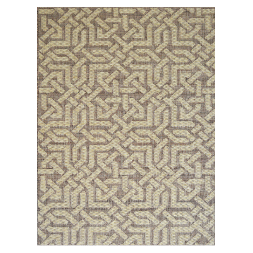 Tapete Lisboa I Retangular Polipropileno 100 X 150 cm Marrom