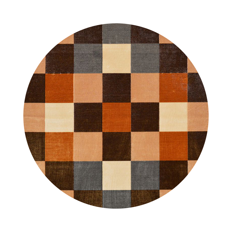 Tapete Marbella Dante Redondo (100x100cm) Colorido