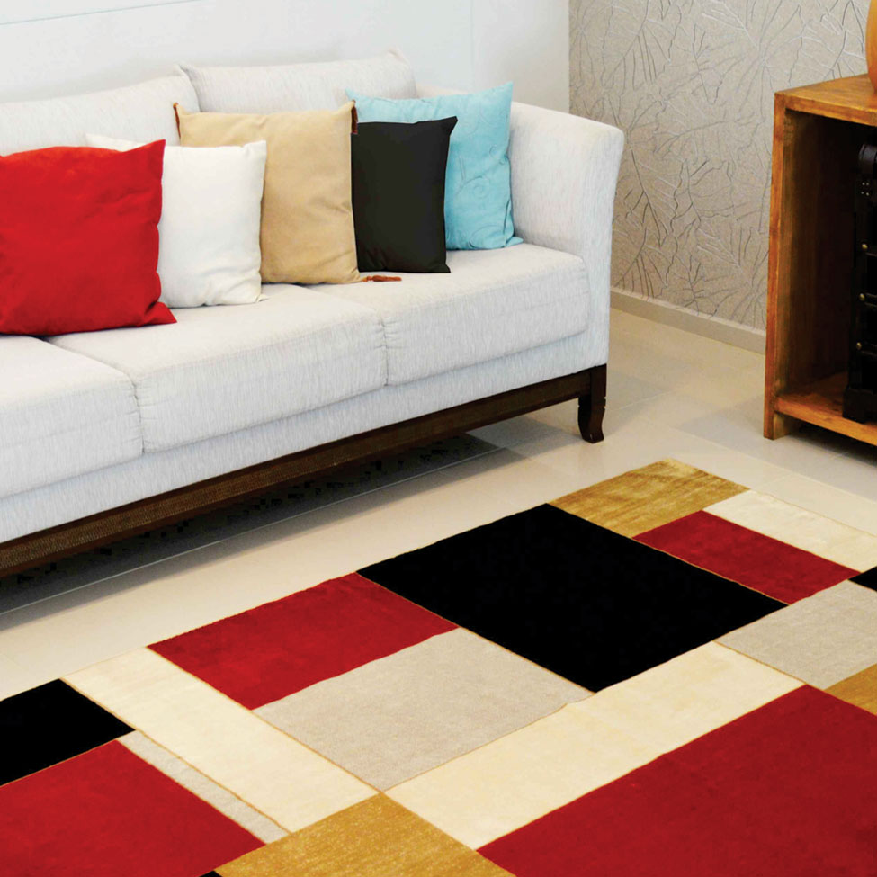 Tapete Veludo  Marbella Boreal Retangulos 198x300