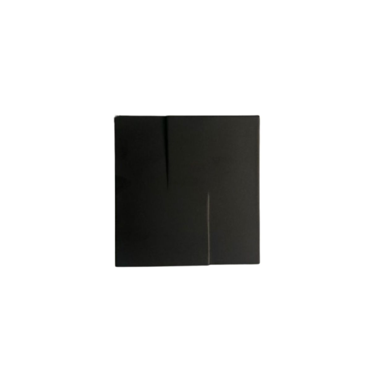 Acabamento Válvula Descarga metal Preto Fosco 