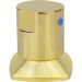 Kit 05  und Acabamento Registro Dourado Ouro Encaixe Padrao Deca Docol 1.2 e 3.4 