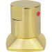 Kit 05  und Acabamento Registro Dourado Ouro Encaixe Padrao Deca Docol 1.2 e 3.4 