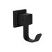 Kit banheiro lavabo Preto fosco 2 peças toalheiro banho duplo, cabide gancho 