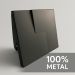 kit 02 und Acabamento Válvula Descarga metal Preto Fosco 