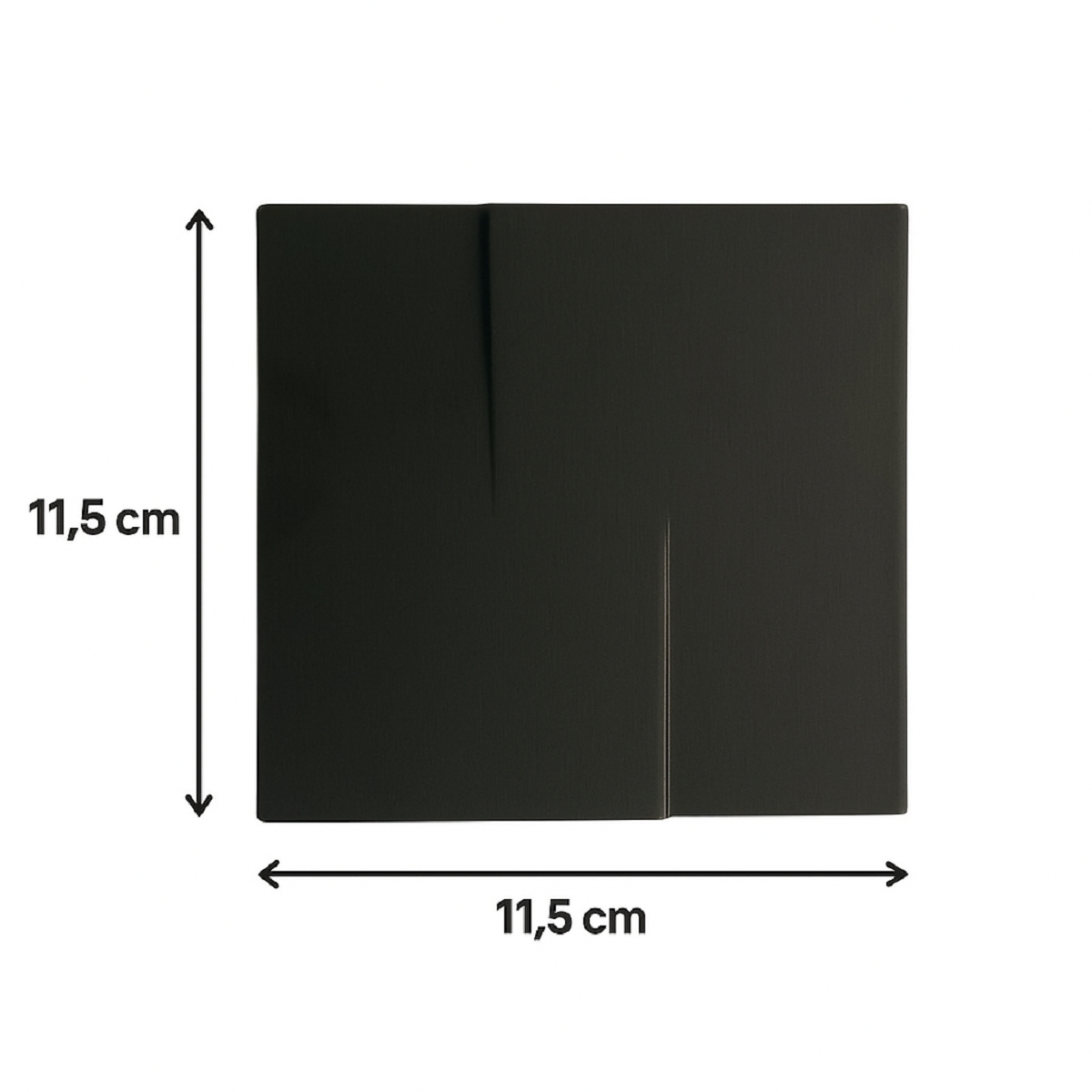 kit 02 und Acabamento Válvula Descarga metal Preto Fosco 