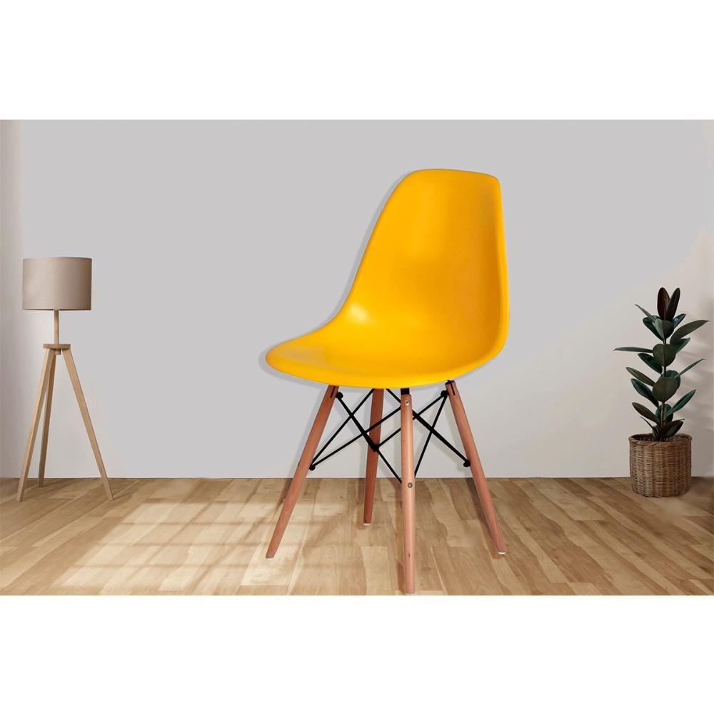 Cadeira Charles Eames Eiffel - Amarelo