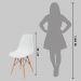 Cadeira Charles Eames Eiffel - Branco