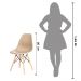 Cadeira Charles Eames Eiffel - Nude