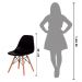 Cadeira Charles Eames Eiffel - Preto