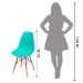Cadeira Charles Eames Eiffel - Tiffany