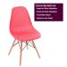 Cadeira Eiffel Colmeia - Vermelho Coral