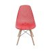 Cadeira Eiffel Colmeia - Vermelho Coral