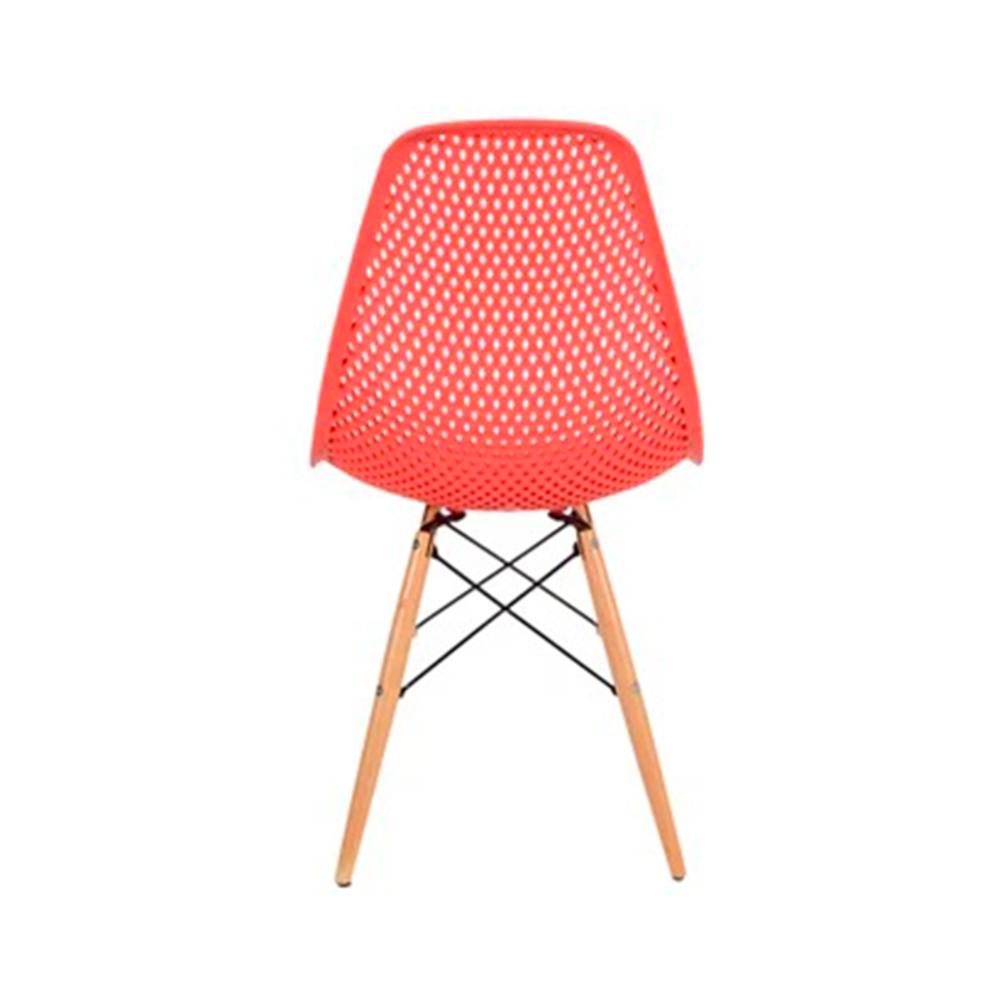 Cadeira Eiffel Colmeia - Vermelho Coral