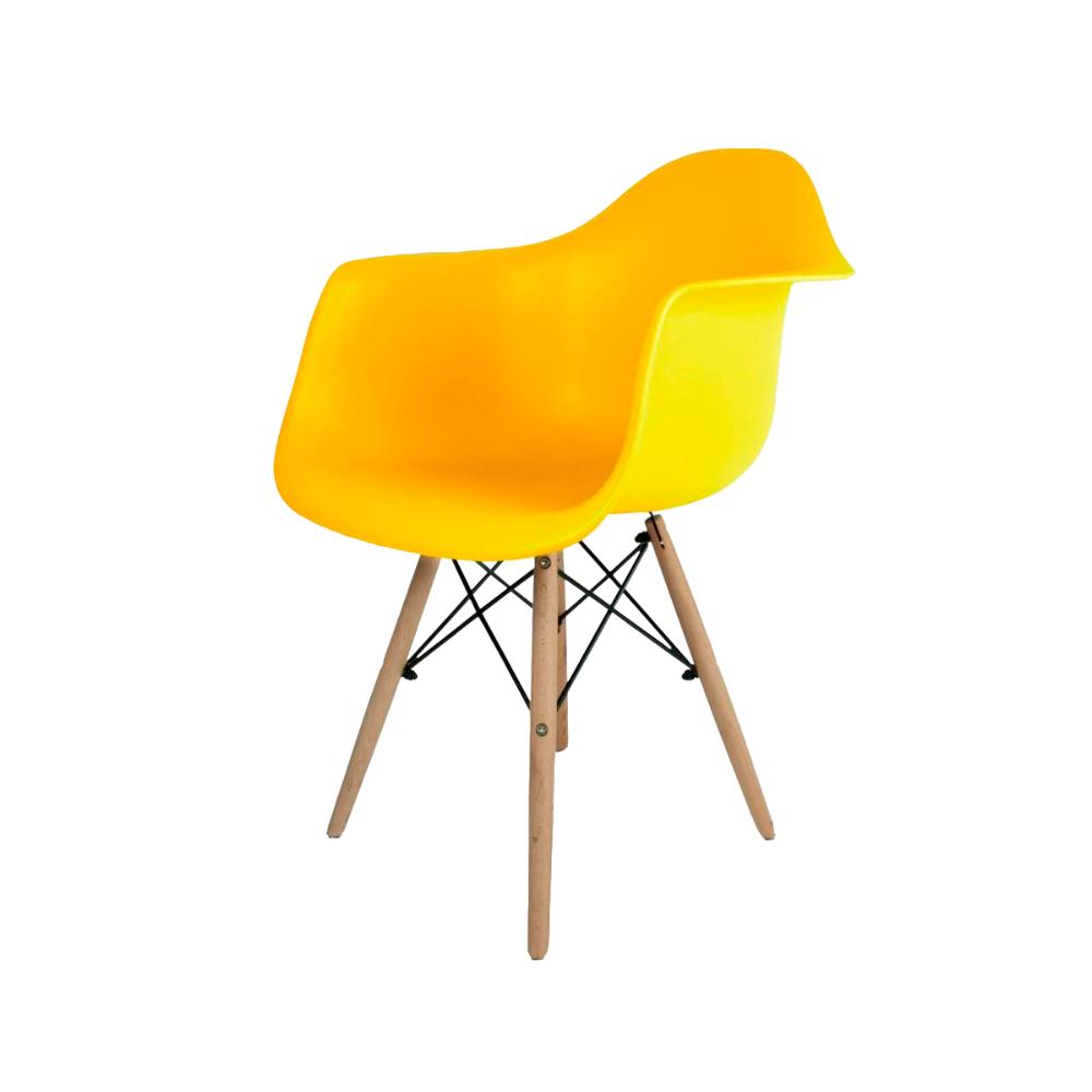 Cadeira Eiffel com Braço - Amarelo