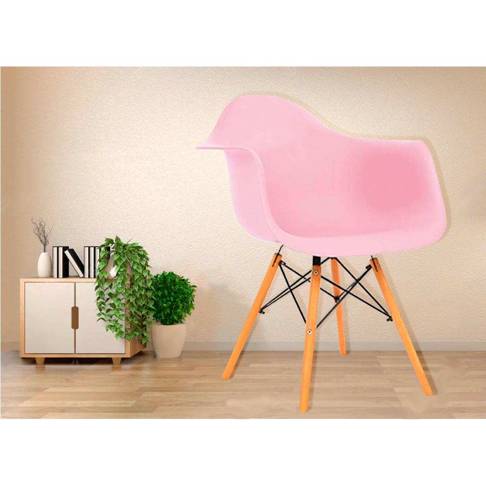 Cadeira Eiffel com Braço - Rosa