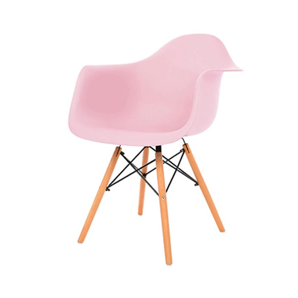 Cadeira Eiffel com Braço - Rosa