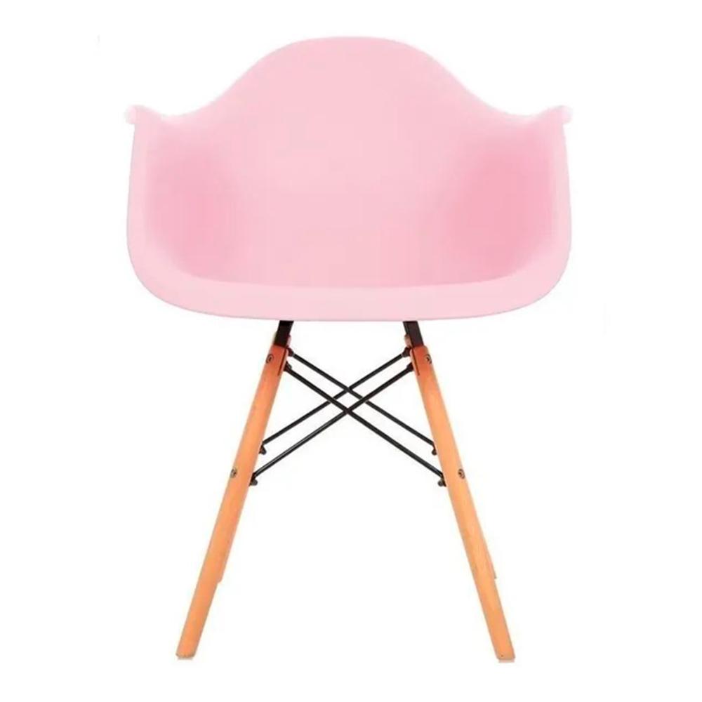 Cadeira Eiffel com Braço - Rosa