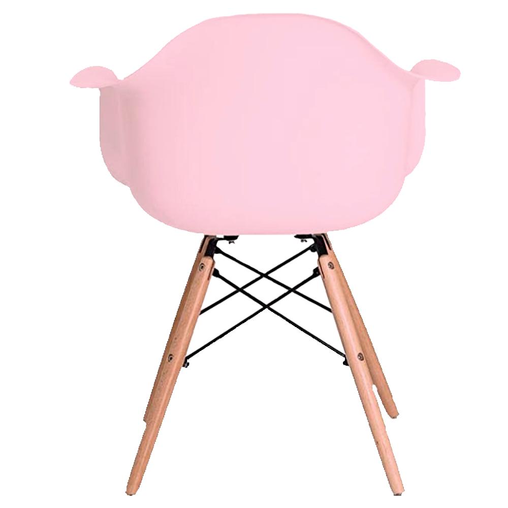 Cadeira Eiffel com Braço - Rosa