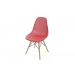 Kit 04 Cadeira Eiffel Colmeia - Vermelho Coral