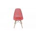 Kit 04 Cadeira Eiffel Colmeia - Vermelho Coral