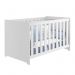 Berço Americano 2x1 Mali Branco Brilho com Colchão Baby Physical - Reller Móveis