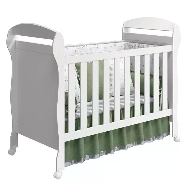 Berço Mini Cama Danny Branco Fosco - Reller Móveis